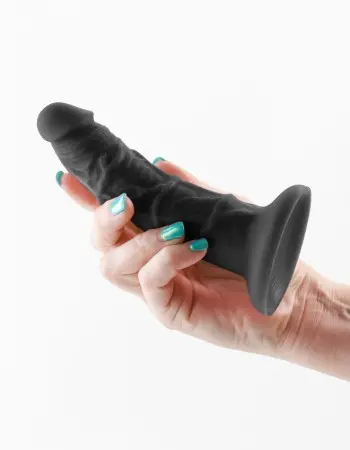 Colours - Pleasures - Thin 5 Inch Dildo - Black