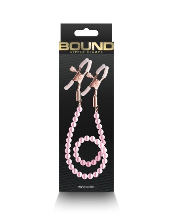 Bound - Nipple Clamps - Dc1 - Pink