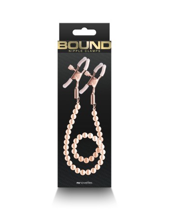 Bound - Nipple Clamps - Dc1 - Rose Gold