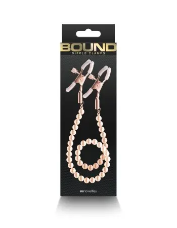 Bound - Nipple Clamps - Dc1 - Rose Gold