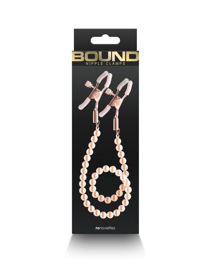 Bound - Nipple Clamps - Dc1 - Rose Gold