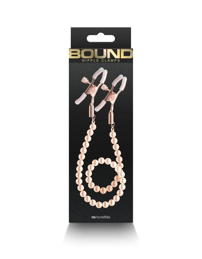 Bound - Nipple Clamps - Dc1 - Rose Gold
