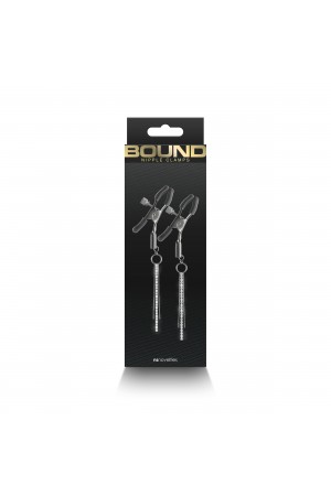 Bound - Nipple Clamps - D3 - Gunmetal