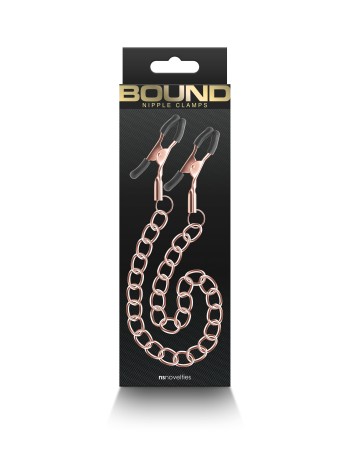Bound - Nipple Clamps - Dc2 - Rose Gold