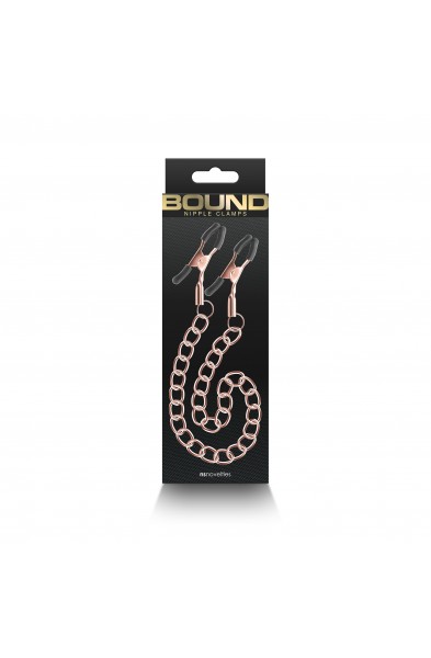 Bound - Nipple Clamps - Dc2 - Rose Gold