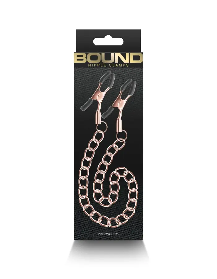 Bound - Nipple Clamps - Dc2 - Rose Gold