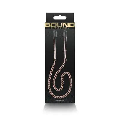 Bound - Nipple Clamps - Dc3 - Rose Gold