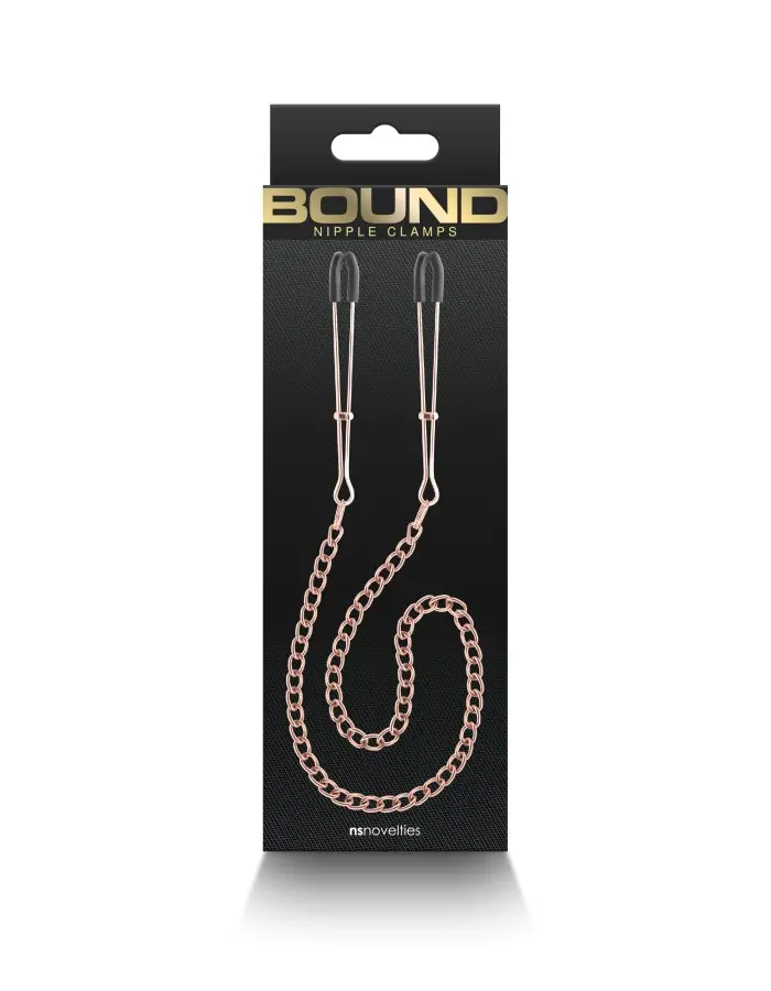 Bound - Nipple Clamps - Dc3 - Rose Gold