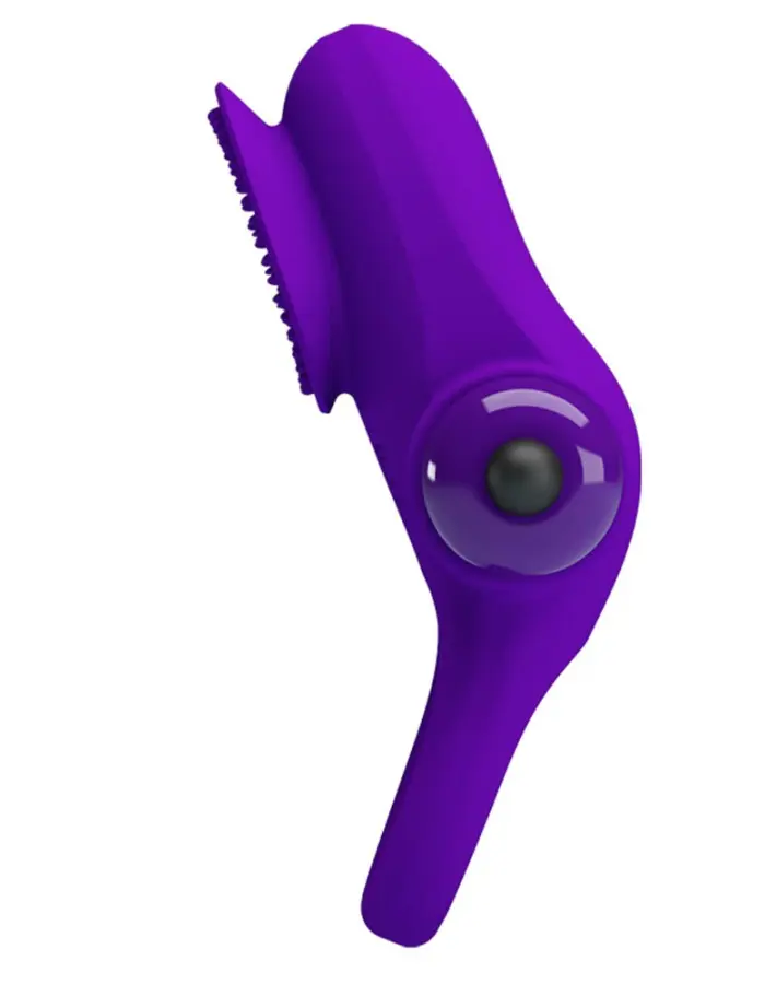 Pretty Love Vibrating Cock Ring II - Purple