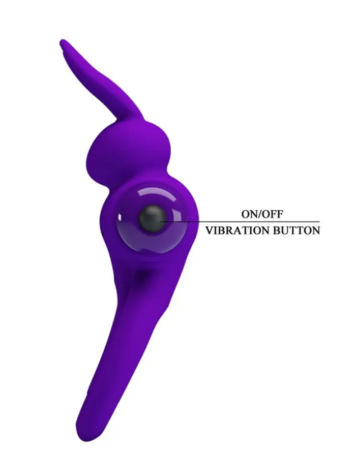 Pretty Love Vibrant Penis Ring III - Purple
