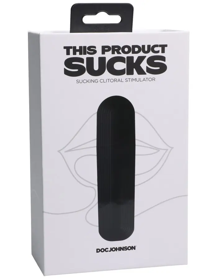 This Product Sucks - Sucking Clitoral Stimulator - Rechargeable - Black