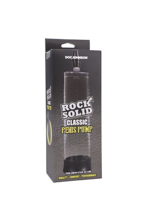 Rock Solid - Classic Penis Pump - Black/clear