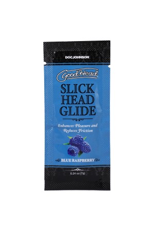 Goodhead - Slick Head Glide - Blue Raspberry - 0.24 Oz