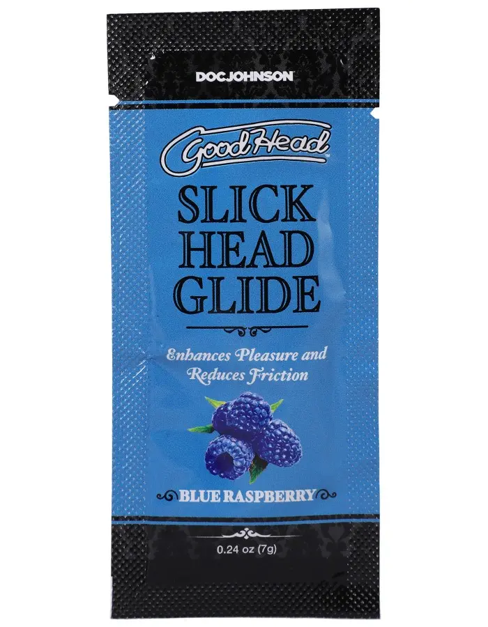 Goodhead - Slick Head Glide - Blue Raspberry - 0.24 Oz Bulk