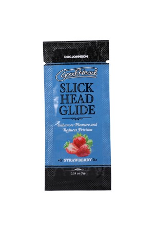 Goodhead - Slick Head Glide - Strawberry - 0.24 Oz