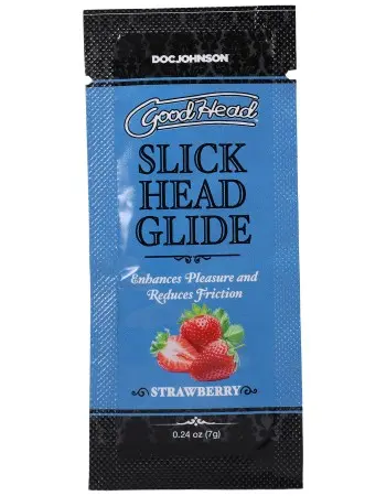 Goodhead Slick Head Glide Strawberry 0.24 Oz Bulk