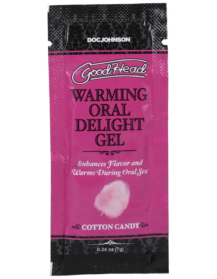 Goodhead - Warming Oral Delight Gel - Cotton Candy - 0.24 Oz Bulk