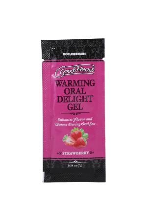 Goodhead - Warming Oral Delight Gel - Strawberry - 0.24 Oz