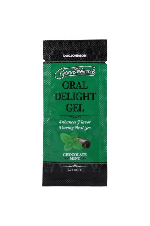 Goodhead - Oral Delight Gel - Chocolate Mint -  0.24 Oz