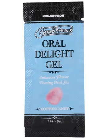 Goodhead - Oral Delight Gel - Cotton Candy - 0.24 Oz Bulk