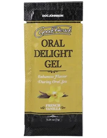 Goodhead - Oral Delight Gel - French Vanilla - 0.24 Oz Bulk