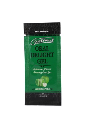 Goodhead - Oral Delight Gel - Green Apple - 0.24  Oz