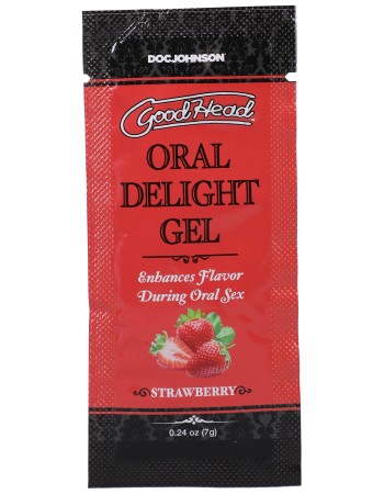 Goodhead Oral Delight Gel Strawberry 0.24 Oz Bulk