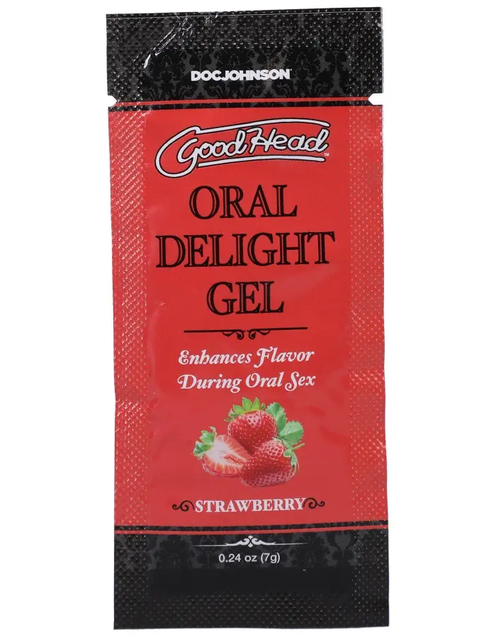 Goodhead Oral Delight Gel Strawberry 0.24 Oz Bulk