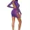 Seamless Chemise - One Size - Violet