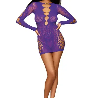 Seamless Chemise - One Size - Violet
