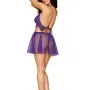 Babydoll and G-String - One Size - Violet