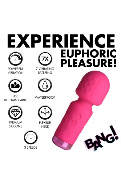 10x Mini Silicone Wand - Pink