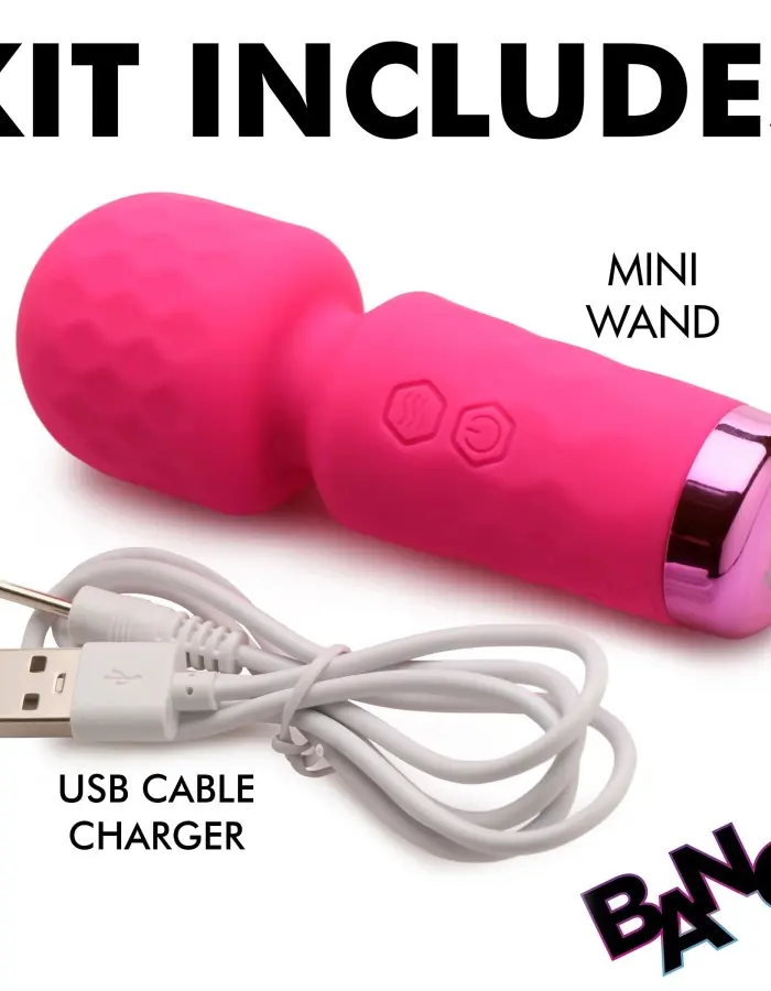 10x Mini Silicone Wand - Pink