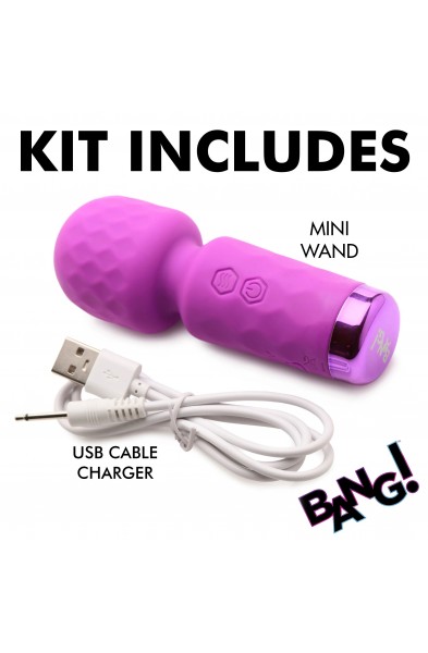 10x Mini Silicone Wand - Purple