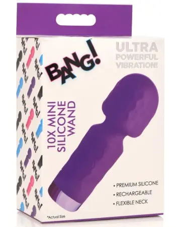 10x Mini Silicone Wand - Purple