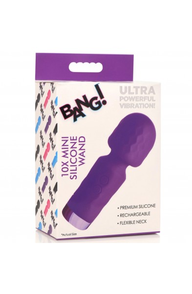 10x Mini Silicone Wand - Purple