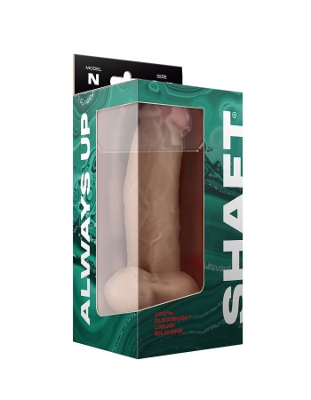 Shaft - Model N 8.5 Inch Liquid Silicone Dong With Balls - Pine