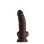 Shaft - Model N 7.5 Inch Liquid Silicone Dong With Balls - Mahogany