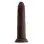 Shaft - Model J 8.5 Inch Liquid Silicone Dong - Mahogany
