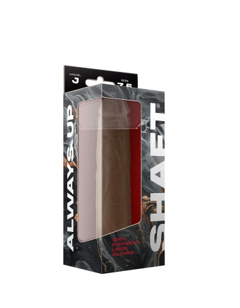 Shaft - Model J 7.5 Inch Liquid Silicone Dong - Oak