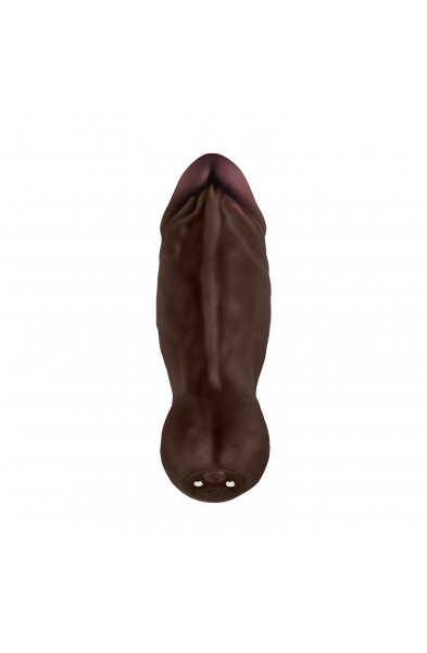 Shaft - Model B 4.3 Inch Liquid Silicone Bullet  Vibrator - Mahogany