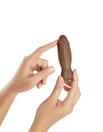 Shaft - Model B 4.3 Inch Liquid Silicone Bullet  Vibrator - Oak
