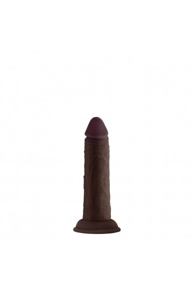 Shaft - Model J 5.5 Inch Liquid Silicone Dong - Mahogany