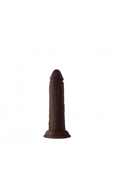 Shaft - Model J 5.5 Inch Liquid Silicone Dong - Mahogany