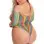More Color Long Sleeve Bodysuit - Queen Size - Rainbow