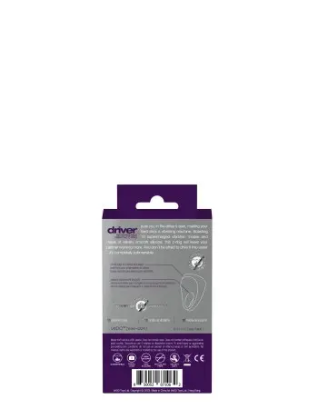 Driver Rechargeable Vibrating C-Ring - Purple