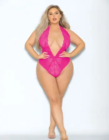 Neon Teddy - Queen Size - Neon Pink