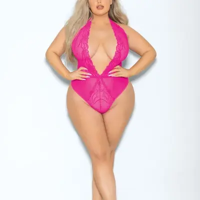 Neon Teddy - Queen Size - Neon Pink