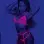 Neon 3 Pc Bra Set - One Size - Neon Pink