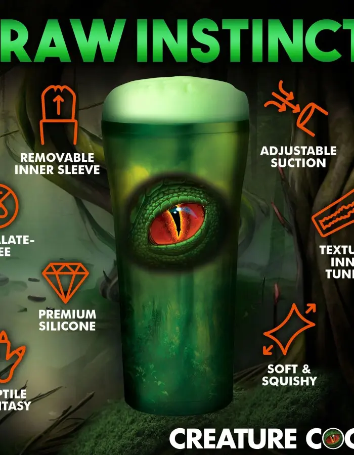 Raptor Reptile Stroker - Green